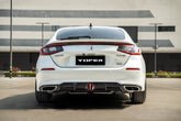 Honda Civic 11th Gen FL1 FL2 FL4 2022-ON with Aftermarket Parts - Rear Diffuser PP from Yofer USA